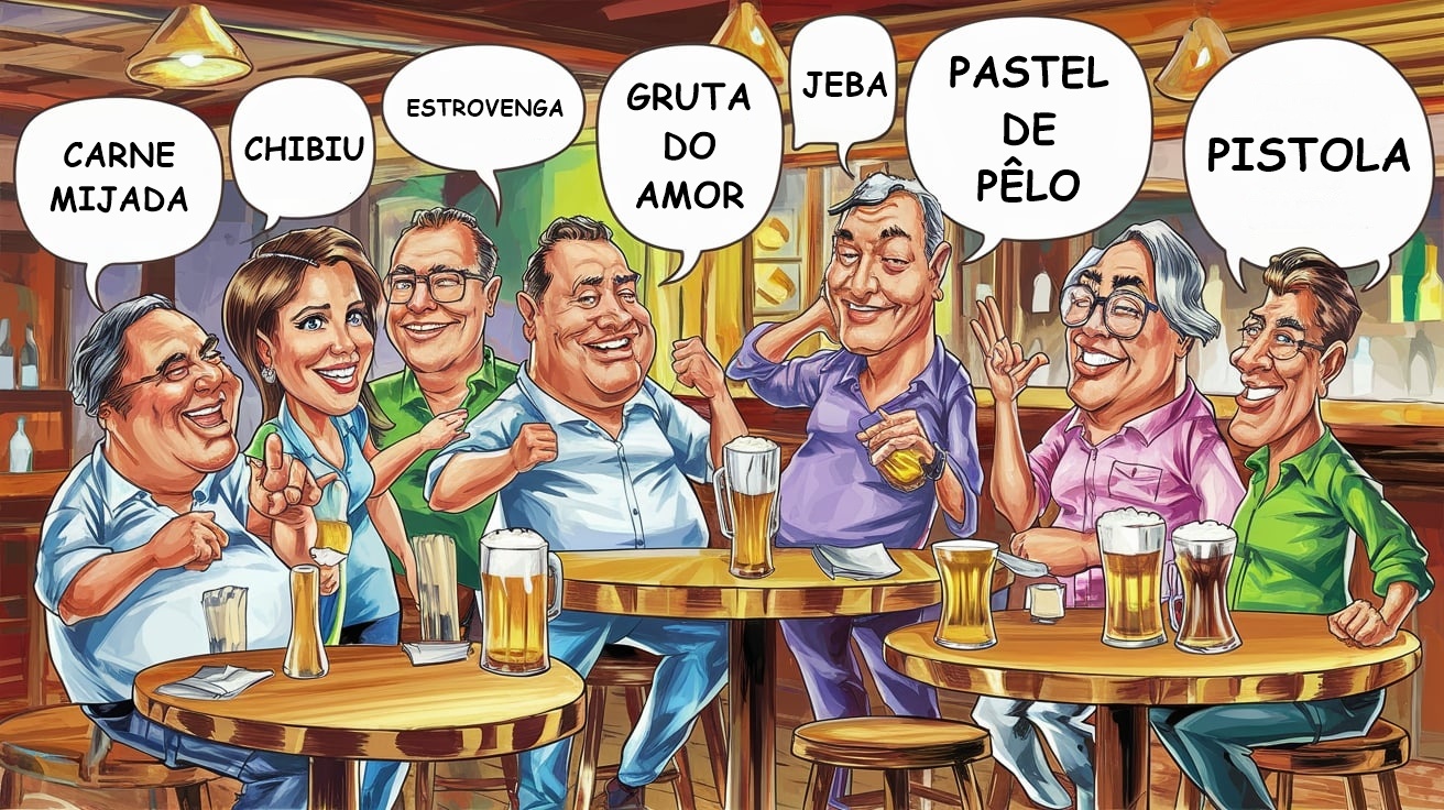 A criatividade brasileira aplicada ao vocabulário popular apelidos para todas as ocasiões.