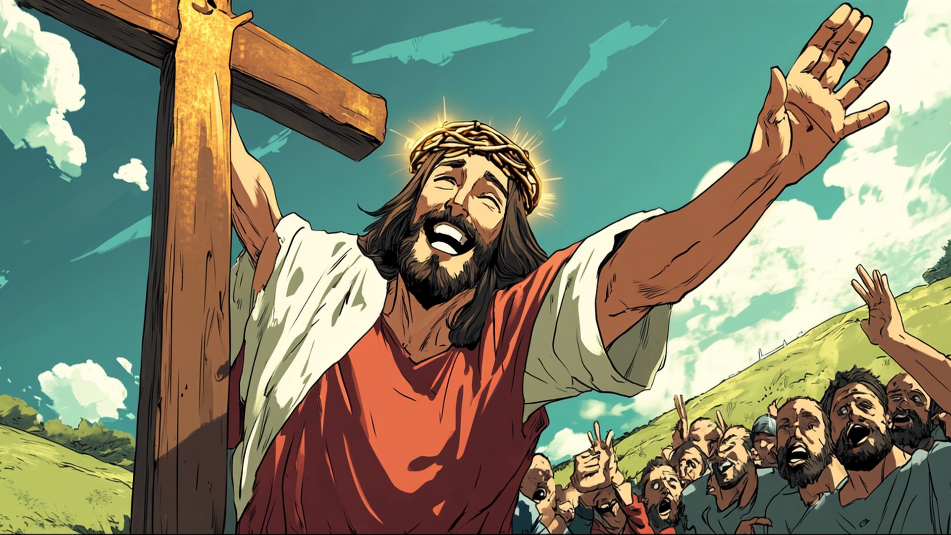 Português ousado usa Jesus Cristo para vender pregos e cria alvoroço em Roma!