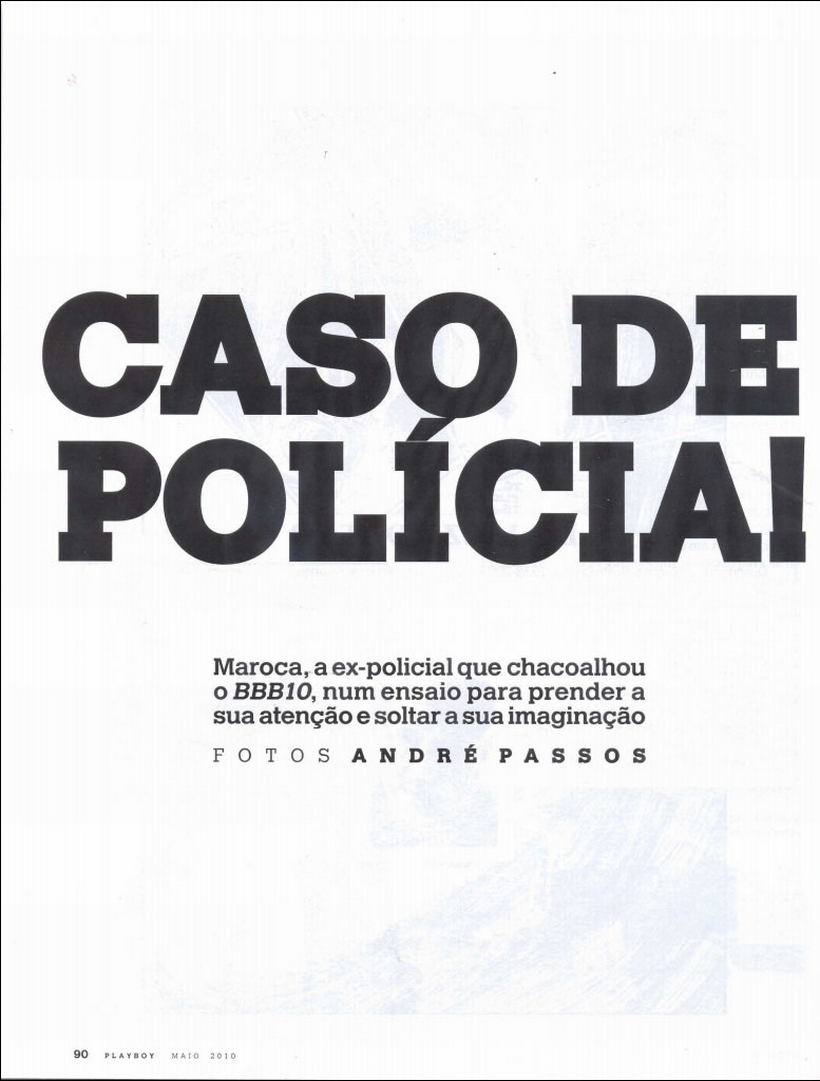 Playboy Maio 2010 Anamara do BBB10 2