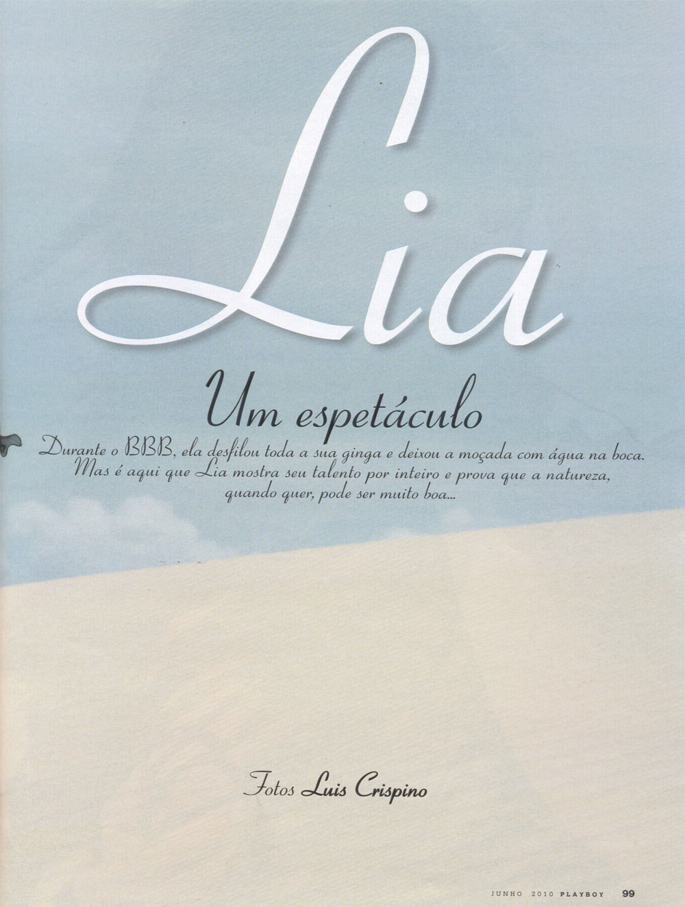 Playboy Junho 2010 Lia Khey BBB10 3