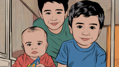 a comic style illustration of three boys cwcjRP42QquaR36p VZw A qwV9NzZtSLyC7o2u hySaA