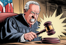 a comic illustration of a courtroom scen XKGhPp5fSaOBZrgkNSAF0g 0vFanfJ Sbqb1daYos 9lA