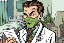 a comic illustration of a mischievous do 1AeMgWlmTqGJcanzWT442Q EVRv2ZFIRyuLSgAwcfznaw