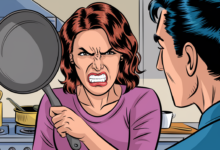 a comic illustration of a woman with a f ofRDcUR4Q9m145rOkJqHfQ G1aemHLuT7OCy8XjI02Tog