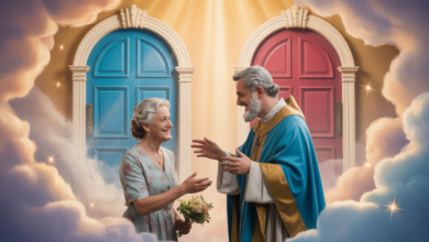 A velhinha no purgatorio