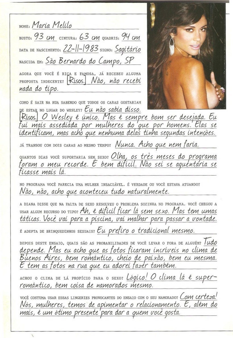Playboy Junho 2011 Maria Melillo BBB 11 21 fotos 12