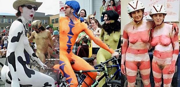 Rodas girando, bundas balançando.