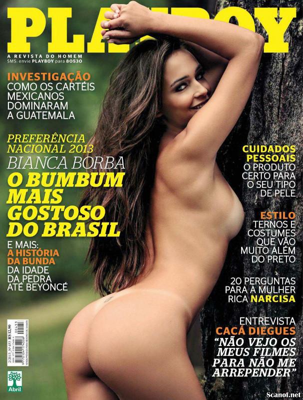 Bianca Borba, vencedora do concurso Preferência Nacional 2013, em ensaio sensual para a Playboy de fevereiro de 2013, posando nua com ousadia e charme em clima off-road.