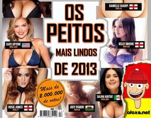 Os mais votados, os mais desejados, os mais peitudos de 2013