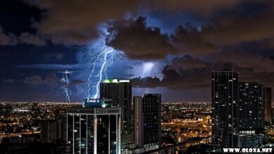 relampagos e raios em miami 1