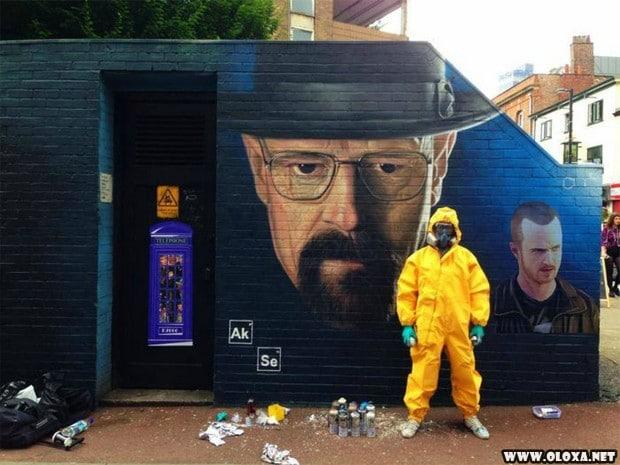 Grafite enorme de Walter White