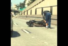 motoboy chutando retrovisor fail