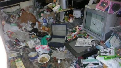 Salas de computadores de nerds bagunceiros 1