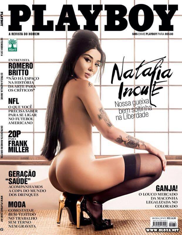 Natalia Inoue pelada, linda e provocante na Playboy de setembro de 2014