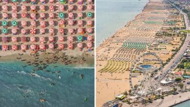 Praia vista de cima 9