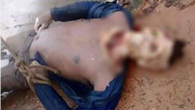 Estuprador e amarrado de cabeca para baixo em rio cheio de piranhas 1