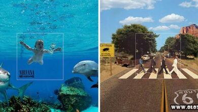 Montagens bacanas com capas de discos famosos 1