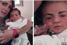 mae faz sombrancelha em filha de 1 mes e causa polemica nas redes sociais