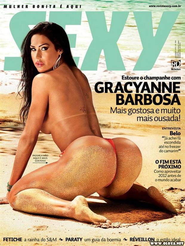 Gracyanne Barbosa exibe sua sensualidade no ensaio para a Sexy de dezembro de 2011, fotografado na Ilha do Breu, em Paraty.