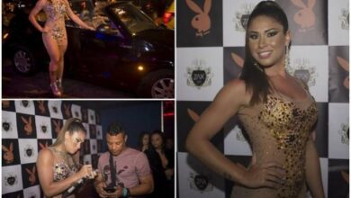 Gari Gata lanca revista no rio com vestido transparente e ousado 1