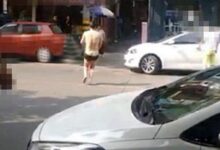 Homem sai correndo atras de metade de seu penis decepado