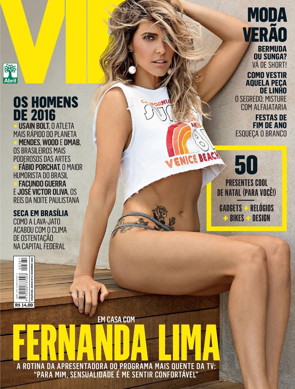 Fernanda Lima - Fernanda Lima semi nua em um ensaio sensual pra revista VIP