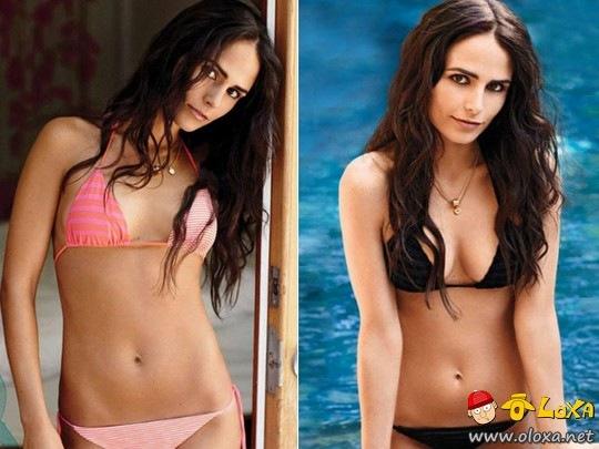 Jordana Brewster com olhar sedutor, vestidinho colado e cara de “vem me acelerar, bebê”
