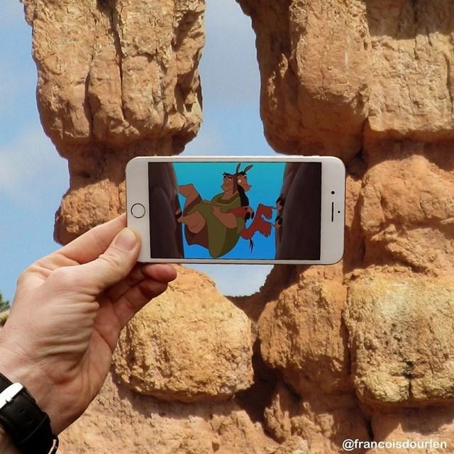 Personagens conhecidos em paisagens aleatórias 14 1 oloxa personagens 3