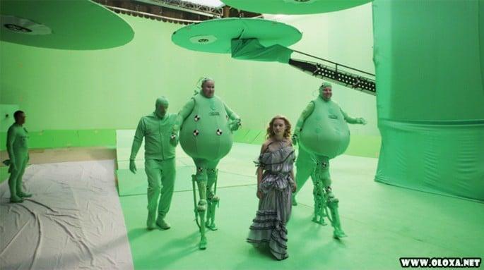 Alice no pais das maravilhas Antes e depois de efeitos especiais de cinema 15 1