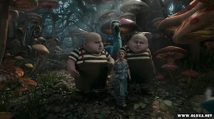 Alice no pais das maravilhas Antes e depois de efeitos especiais de cinema 16 1