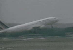 As piores decolagens e aterrissagem de avioes em gifs 2