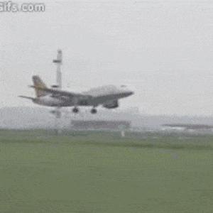 As piores decolagens e aterrissagem de avioes em gifs 9
