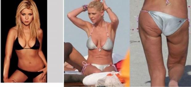 Celebridades sem photoshop