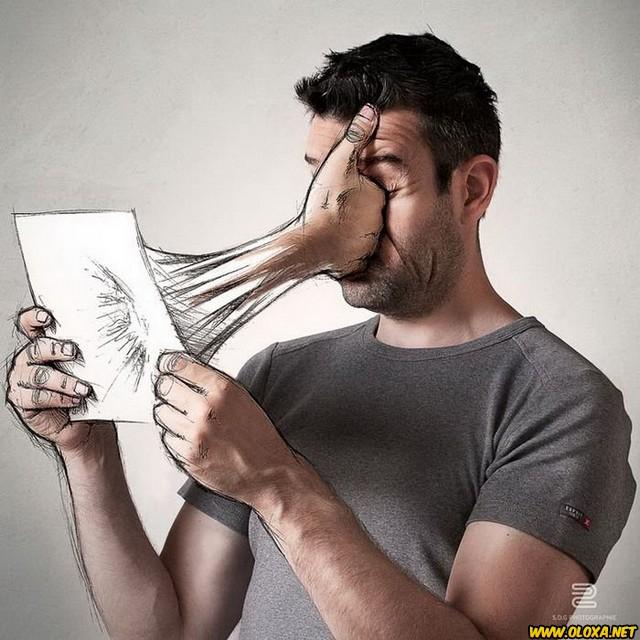 Fotografo brinca com seus esbocos 11