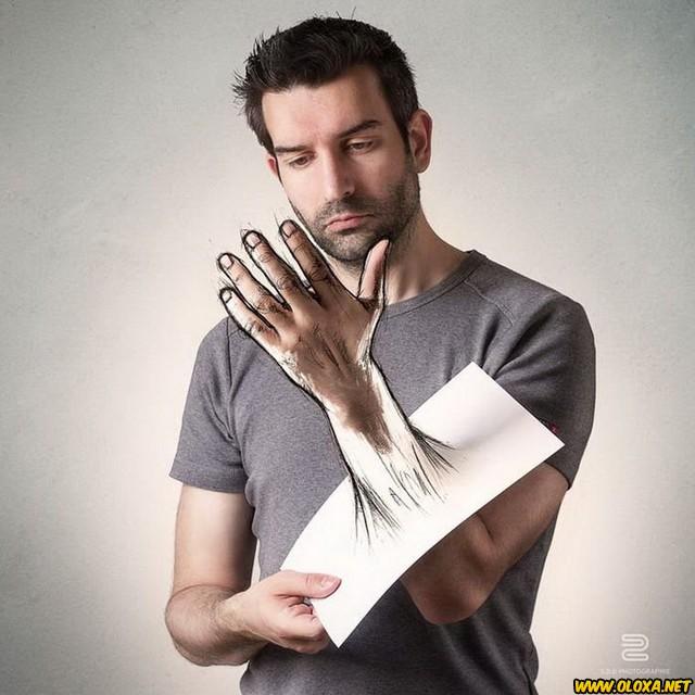 Fotografo brinca com seus esbocos 15