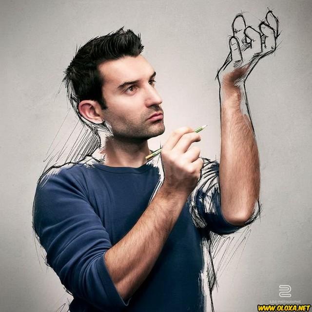 Fotografo brinca com seus esbocos 19