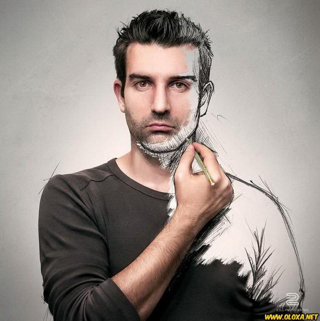 Fotografo brinca com seus esbocos 7