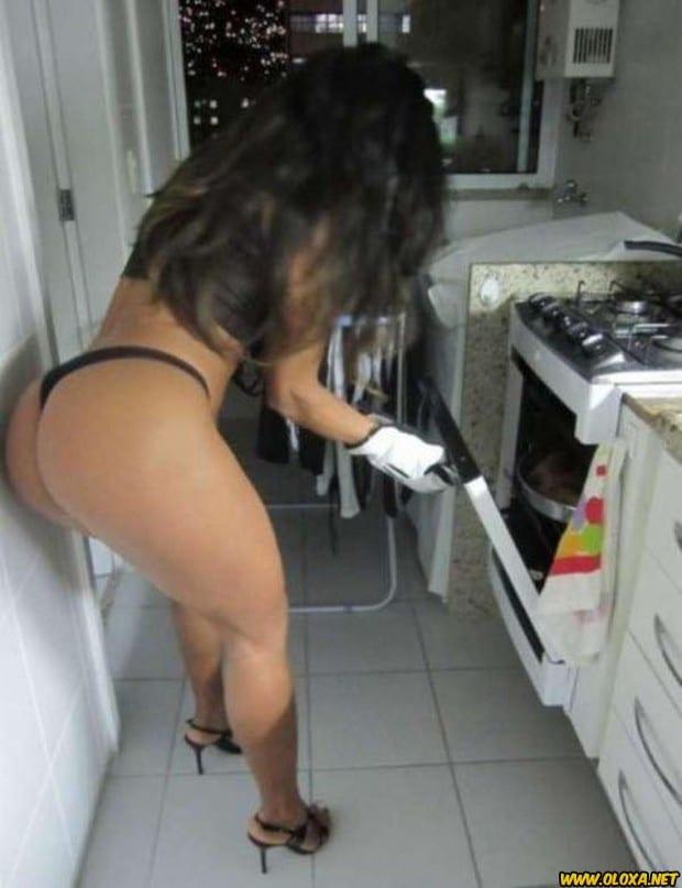 Gatas na cozinha 10
