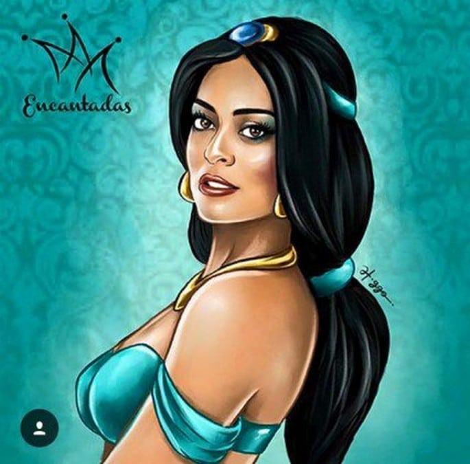 Ilustrador cria princesas da Disney com rostos de artistas brasileiras (2)