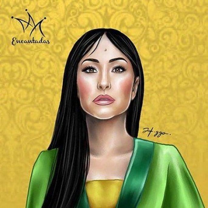 Ilustrador cria princesas da Disney com rostos de artistas brasileiras (4)