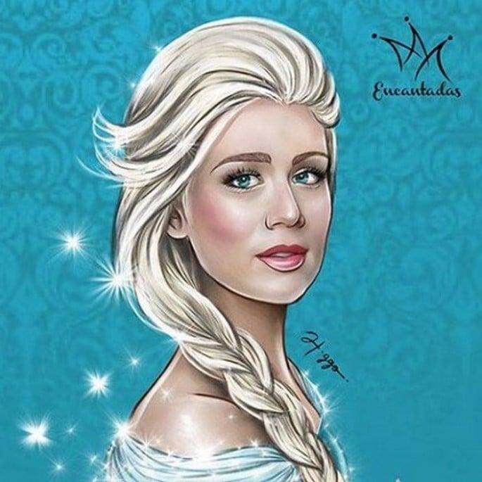 Ilustrador cria princesas da Disney com rostos de artistas brasileiras (9)