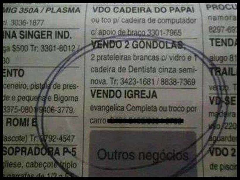 Os classificados de jornais mais engracados ja vistos 1