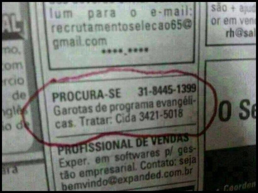 Os classificados de jornais mais engracados ja vistos 10