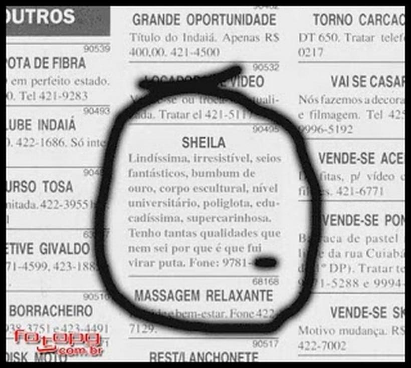 Os classificados de jornais mais engracados ja vistos 5