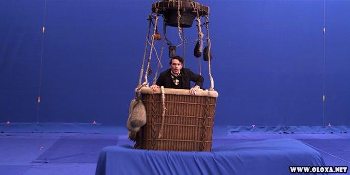 Oz Magico e Poderoso Antes e depois de efeitos especiais de cinema 24