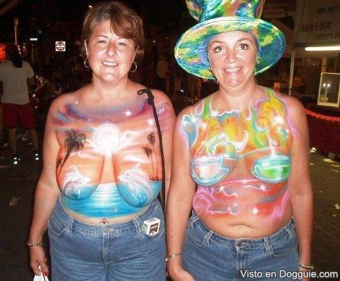 Pinturas corporais velhas 10