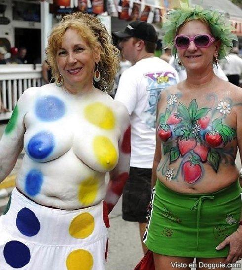 Pinturas corporais velhas 14