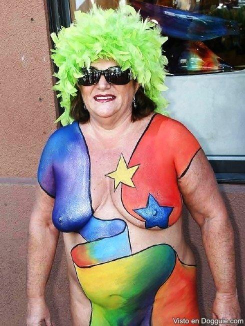 Pinturas corporais velhas 7