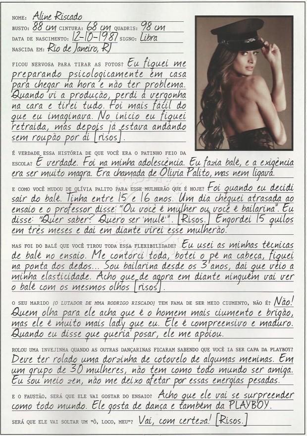 Playboy Aline Riscado 18