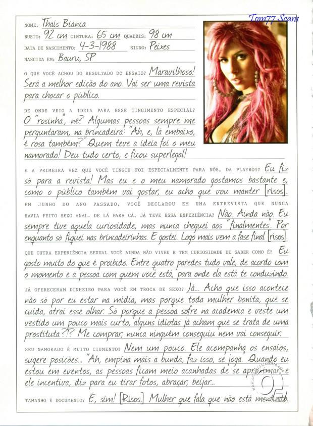 playboy thais bianca